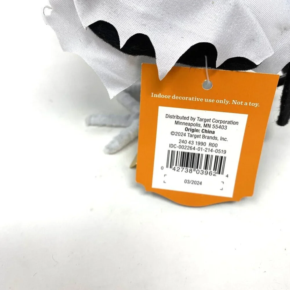 Featherly Friends™ 'Skitter' Felt Bird Halloween Hyde & EEK! Indoor Spider Theme